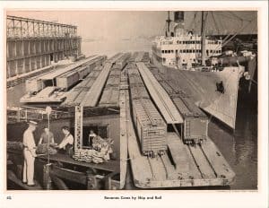Bananas Come by Ship and Rail