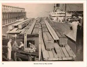 Bananas Come by Ship and Rail