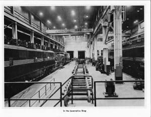 In the Locomotive Shop