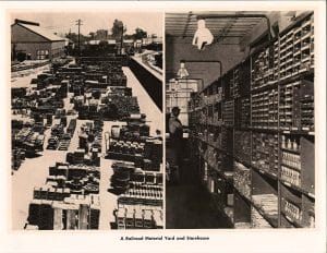 A Railroad Material Yard and Storehouse
