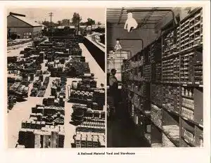 A Railroad Material Yard and Storehouse