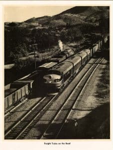 Freight Trains on the Road