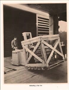 Unloading a Box Car
